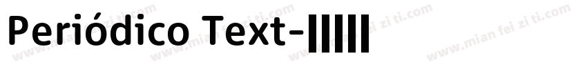 Periódico Text字体转换